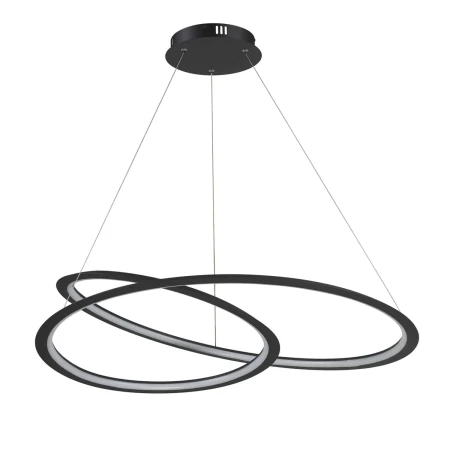 Lampa wisząca SPIRELLO ledowa czarna 80 cm -  ST-8826P/B - Step Into Design